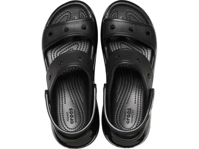 Crocs Mega Crush Sandal In Black