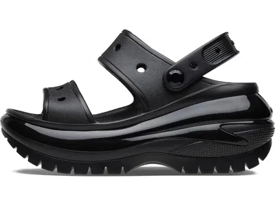 Crocs Mega Crush Sandal In Black