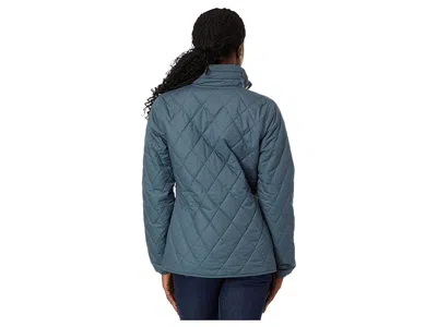 L.l.bean Cozy Quilted Jacket In Blue