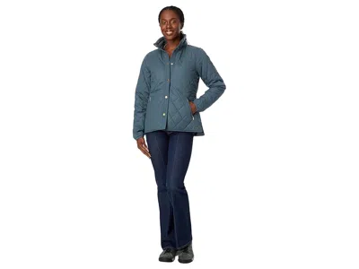 L.l.bean Cozy Quilted Jacket In Blue