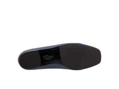 Trotters Wide Width Harmony Flat In Blue