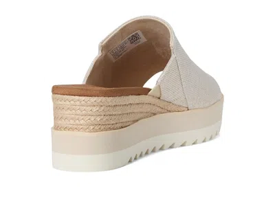 Toms Diana Mule Womens Usnatural Yarn Dye Slip On Wedge Heel Sandals Gal658 In Multi