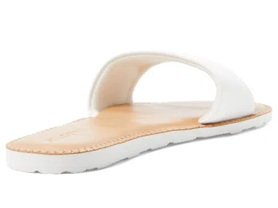 Volcom Simple Slide Sandals In White