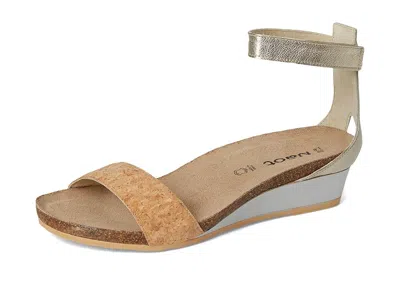 Naot Pixie Wedge Sandal In Brown