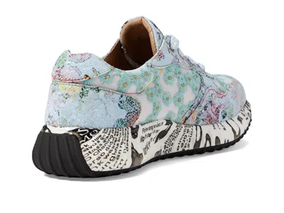 L'artiste By Spring Step Daisymae Embroidered Sneaker In Blue