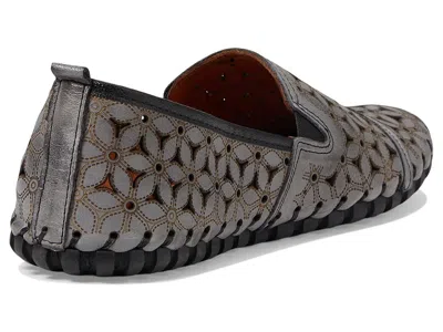 Spring Step Flowerflow Slide Sandal In Gray