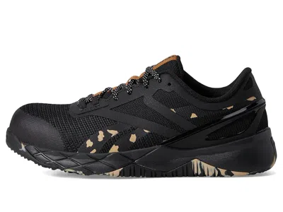 Reebok Work Nanoflex Tr Composite Toe Work Sneaker In Black
