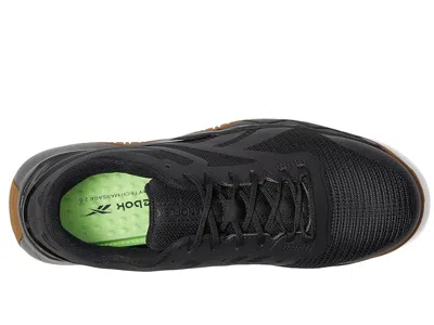 Reebok Work Wide Width Nanoflex Composite Toe Work Shoe In Black