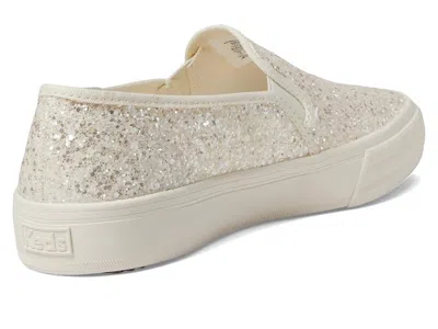 Keds Double Decker Glitter In White