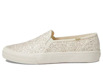 Keds Double Decker Glitter In White