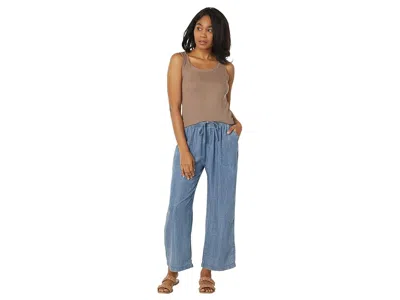 Splendid Angie Denim Pants In Blue
