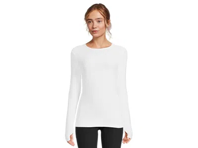 Beyond Yoga Classic Crew Pullover Cloud White In White