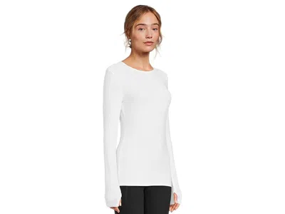 Beyond Yoga Classic Crew Pullover Cloud White In White