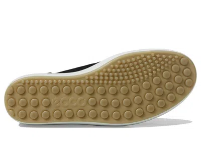 Ecco Soft 7 Low Cut Zip Bootie In Black