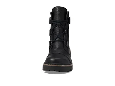 Sorel Joan Now Waterproof Combat Boot In Black