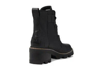 Sorel Joan Now Waterproof Combat Boot In Black
