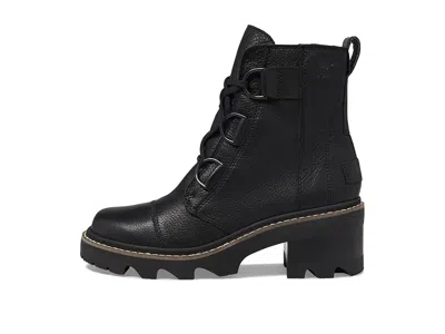Sorel Joan Now Waterproof Combat Boot In Black
