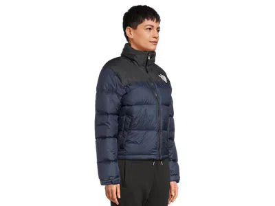 The North Face Versatile Puffer Jacket Adjustable Features In Blue
