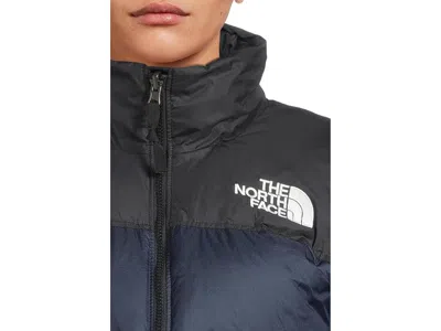 The North Face Versatile Puffer Jacket Adjustable Features In Blue
