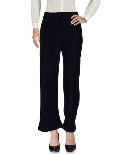 Shop Lemaire Casual Pants In Dark Blue