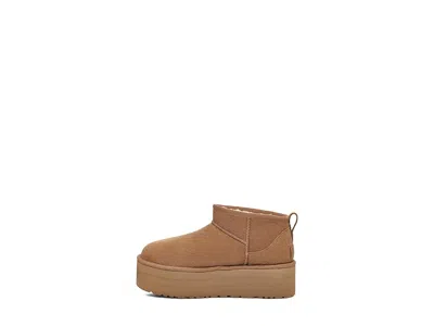Ugg Suede Classic Ultra Mini Platform Boots In Brown