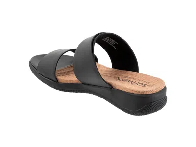 Softwalk Wide Width Toki Sandal In Black