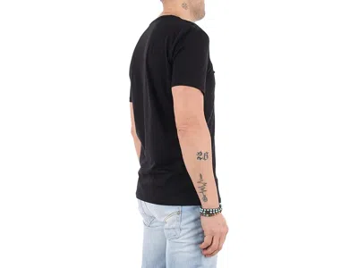 Armani Exchange Basic V-neck T-shirt In Black