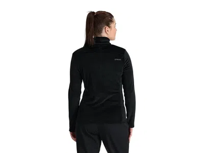 Spyder Womens Shimmer Bug Half Zip - Black In Black