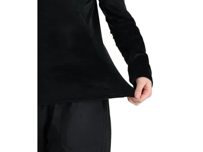 Spyder Womens Shimmer Bug Half Zip - Black In Black
