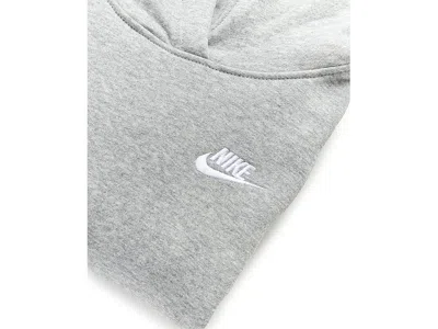 Nike Logo Hoodie In Gray