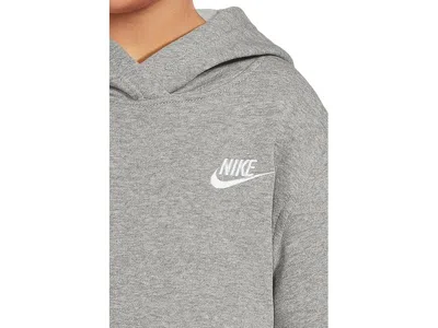 Nike Logo Hoodie In Gray