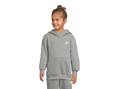 Nike Logo Hoodie In Gray