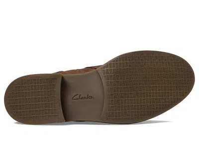 Clarks Camzin Pace Leather Zip Bootie In Brown