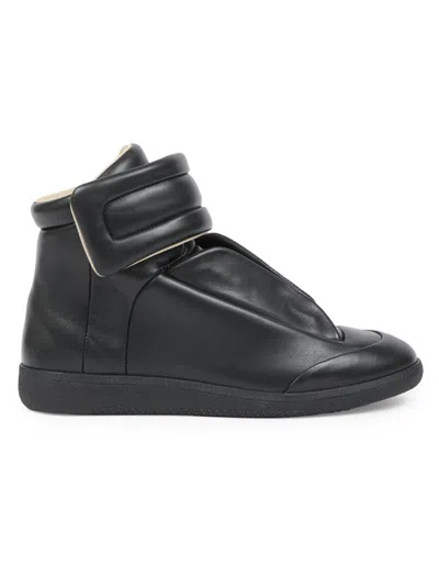 Maison Margiela Future Low Sneakers Ankle Length Rubber Sole In Black