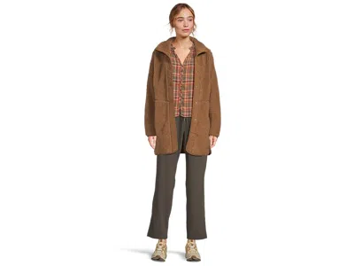 L.l.bean Sherpa Coat In Black