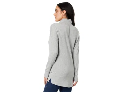 L.l.bean Softflex Mock Neck Pullover In Gray