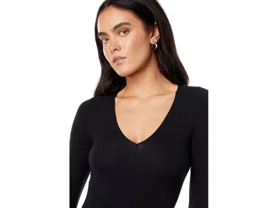 Commando Prima Ballet Stretch-jersey Thong Bodysuit In Black