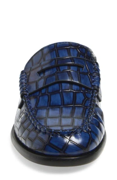 Rag & Bone Carter Mule In Blue