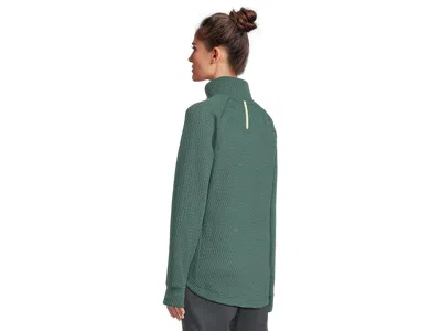 L.l.bean Ridgeknit Crossneck Pullover In Green