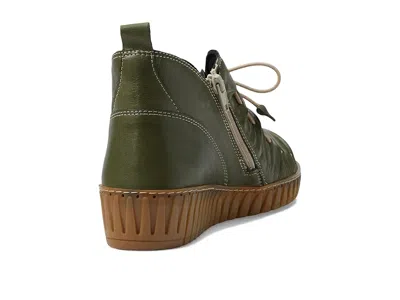 Spring Step Nespea Desert Bootie In Green