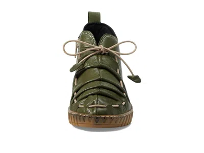 Spring Step Nespea Desert Bootie In Green