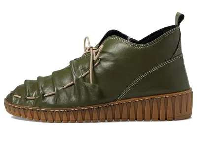 Spring Step Nespea Desert Bootie In Green
