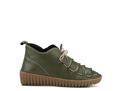 Spring Step Nespea Desert Bootie In Green