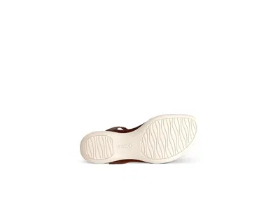 Ecco Flash T-strap Sandal In Brown