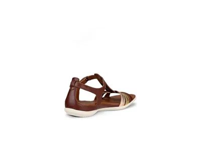 Ecco Flash T-strap Sandal In Brown