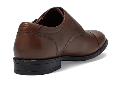 Aldo Argyle Monk Strap Shoe In Brown