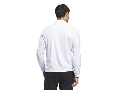 Adidas Golf Core Lightweight 1/2 Zip Pullover In White