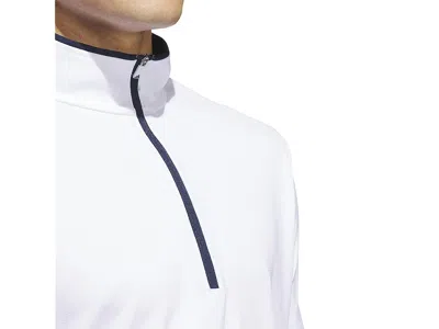 Adidas Golf Core Lightweight 1/2 Zip Pullover In White