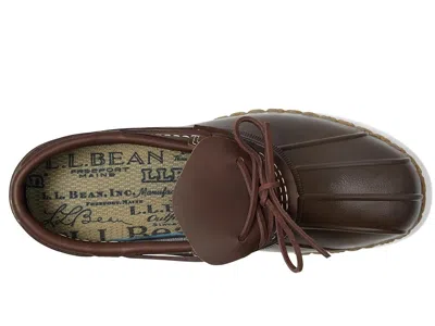L.l.bean Rubber Moc In Brown