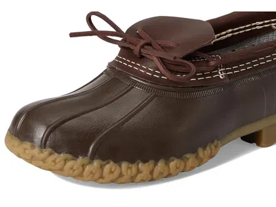 L.l.bean Rubber Moc In Brown